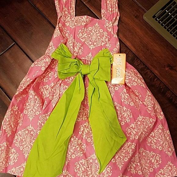 NWT Just Peachy Ruffles 2 pc Outfit 6X - Picture 3 of 5